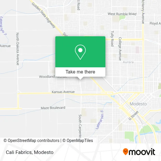 Cali Fabrics map