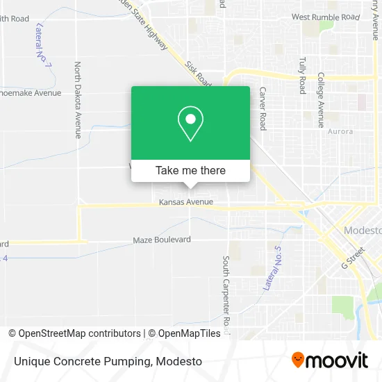 Unique Concrete Pumping map