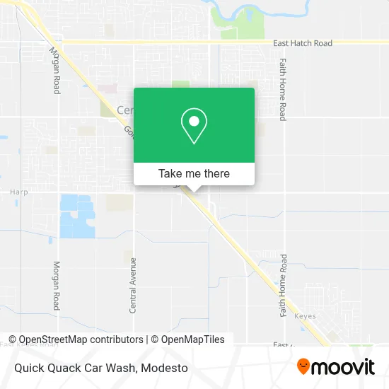 Quick Quack Car Wash map