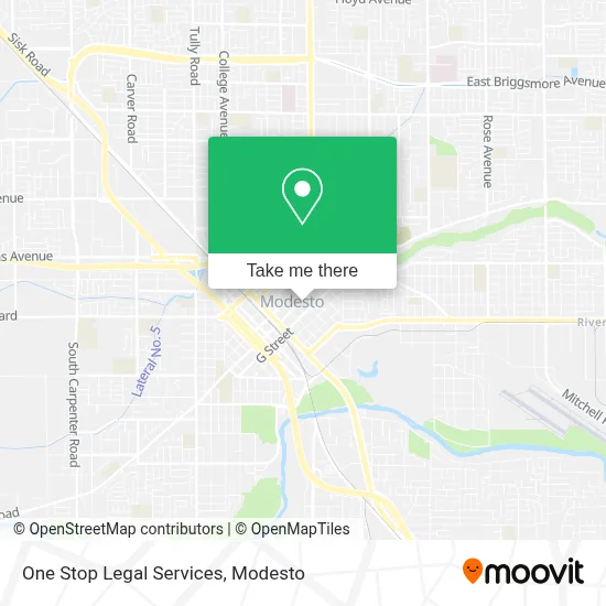 One Stop Legal Services map