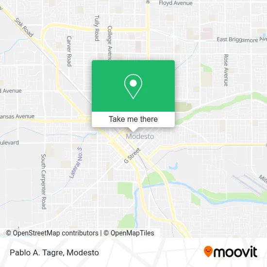Pablo A. Tagre map