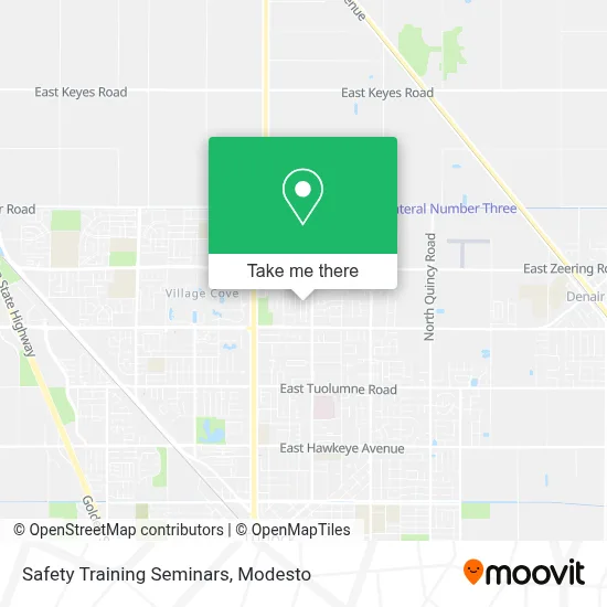 Safety Training Seminars map