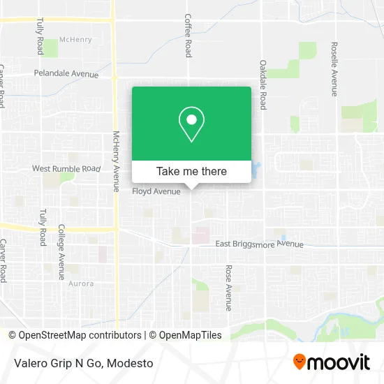 Valero Grip N Go map