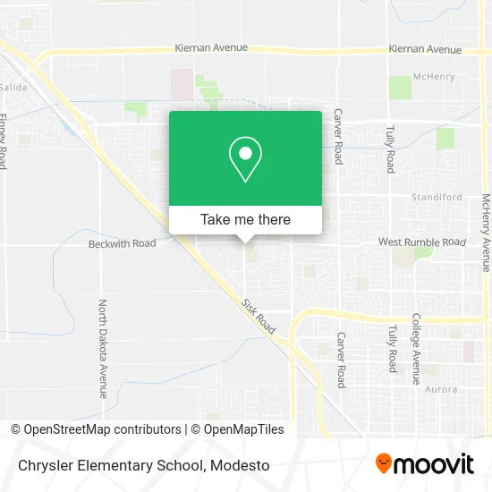 Chrysler Elementary School map