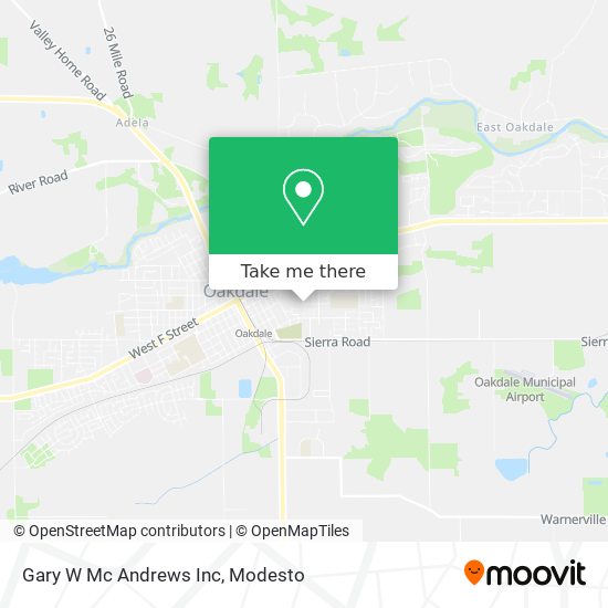 Gary W Mc Andrews Inc map