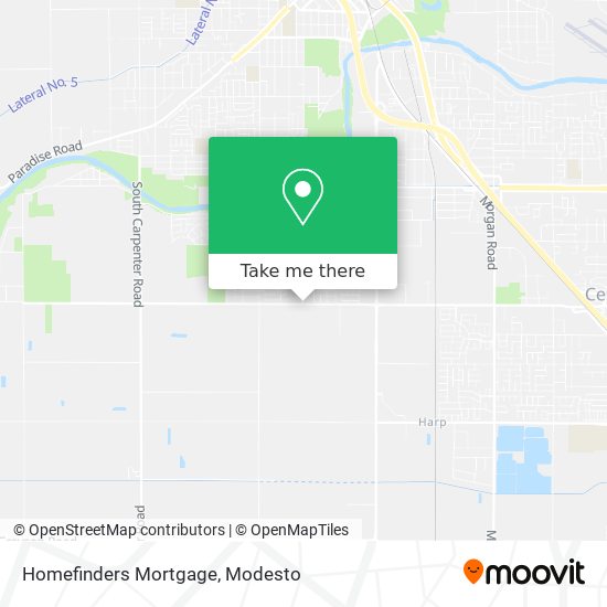 Homefinders Mortgage map