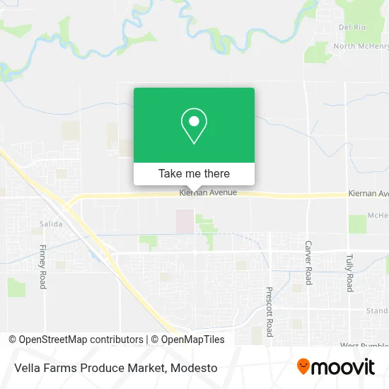 Vella Farms Produce Market map