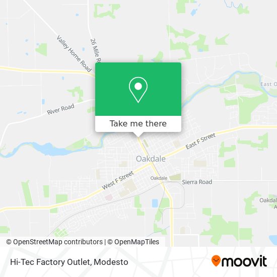Hi-Tec Factory Outlet map