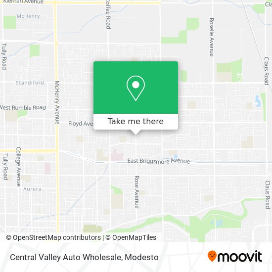 Central Valley Auto Wholesale map