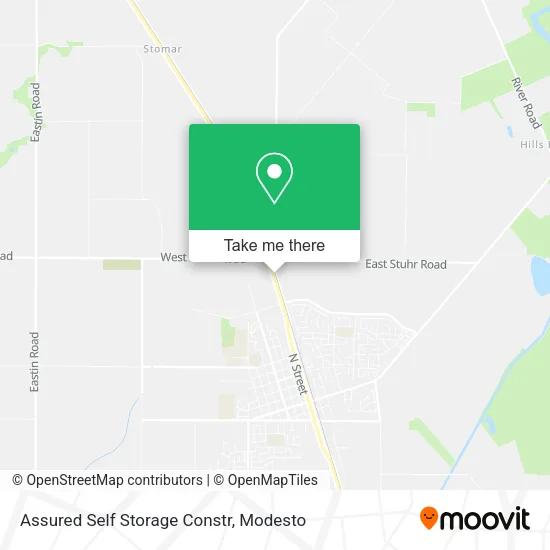 Assured Self Storage Constr map