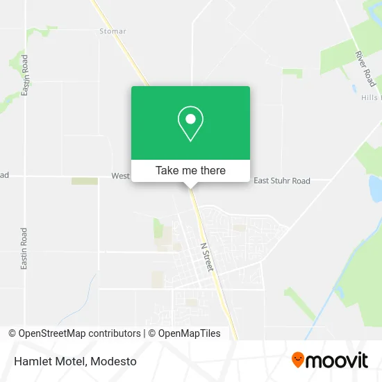 Hamlet Motel map