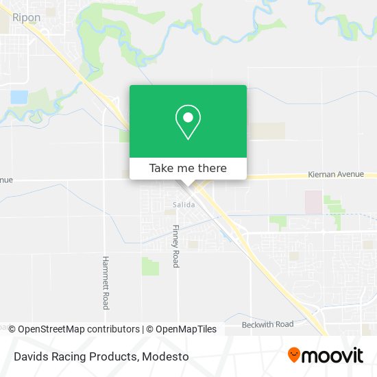 Davids Racing Products map