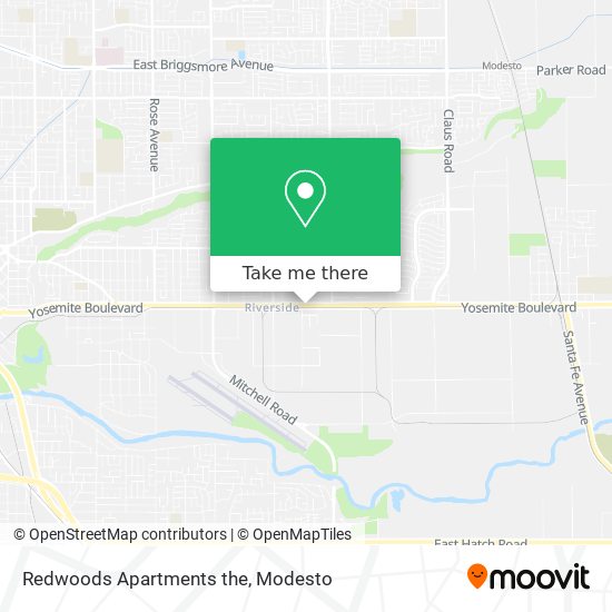Redwoods Apartments the map