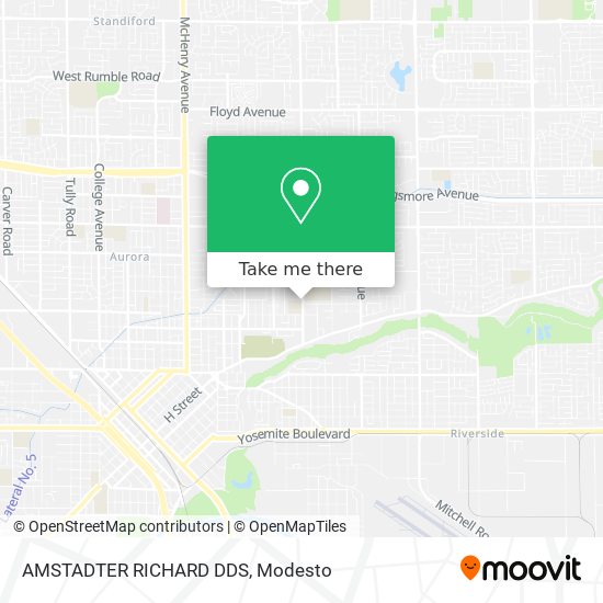 AMSTADTER RICHARD DDS map