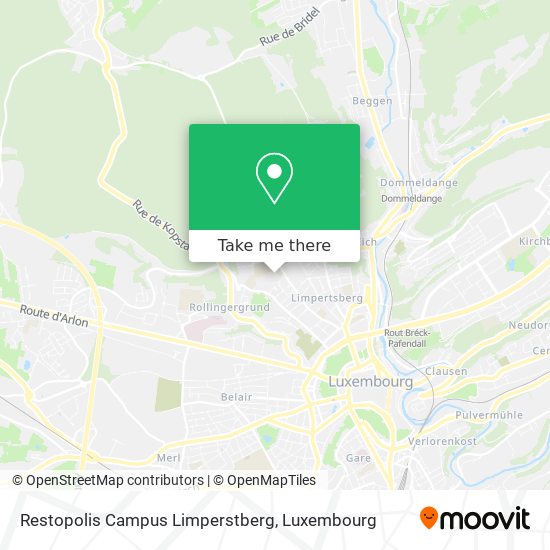 Restopolis Campus Limperstberg Karte