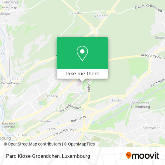 Parc Klose-Groendchen map