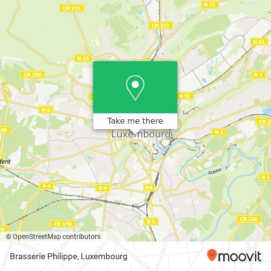 Brasserie Philippe map