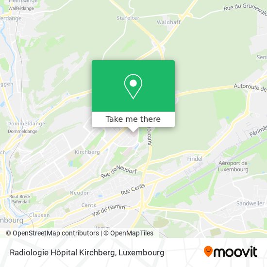 Radiologie Hôpital Kirchberg map