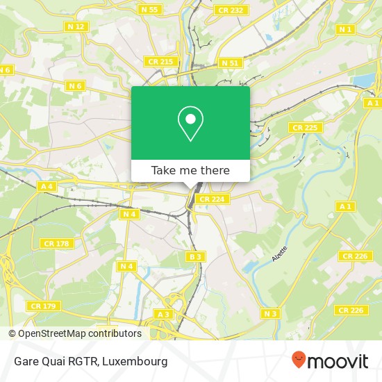 Gare Quai RGTR map