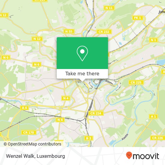 Wenzel Walk map