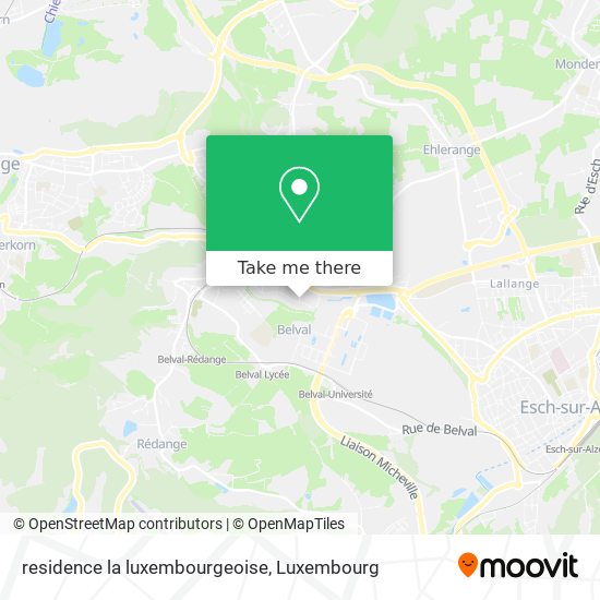 residence la luxembourgeoise map