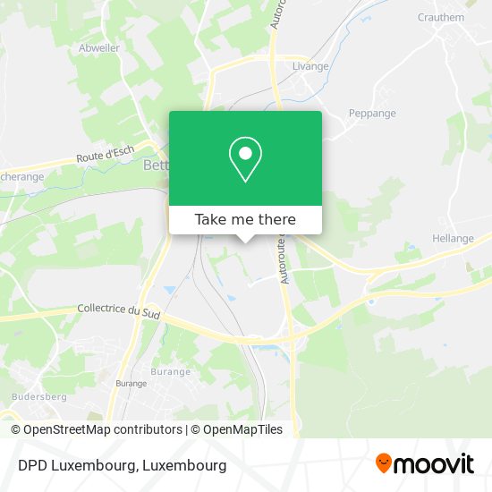 DPD Luxembourg map