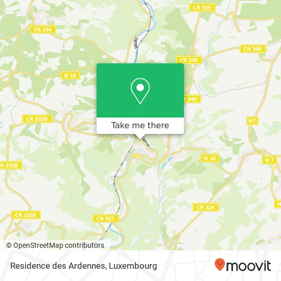 Residence des Ardennes Karte