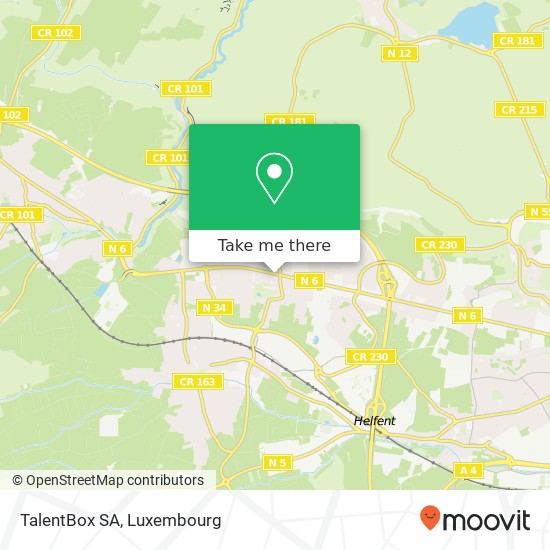 TalentBox SA map