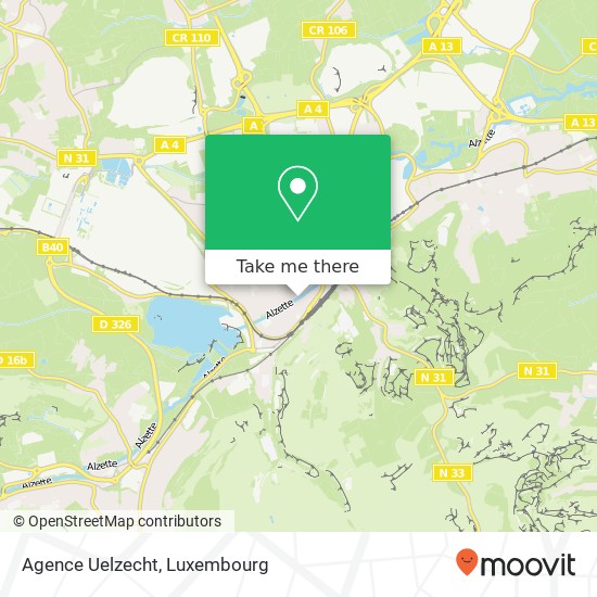 Agence Uelzecht map