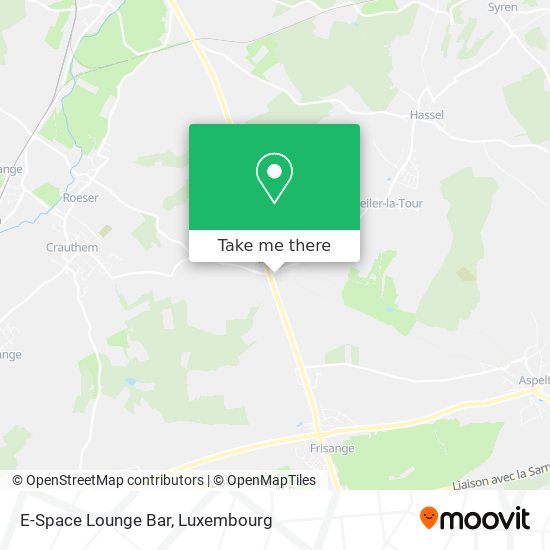 E-Space Lounge Bar map