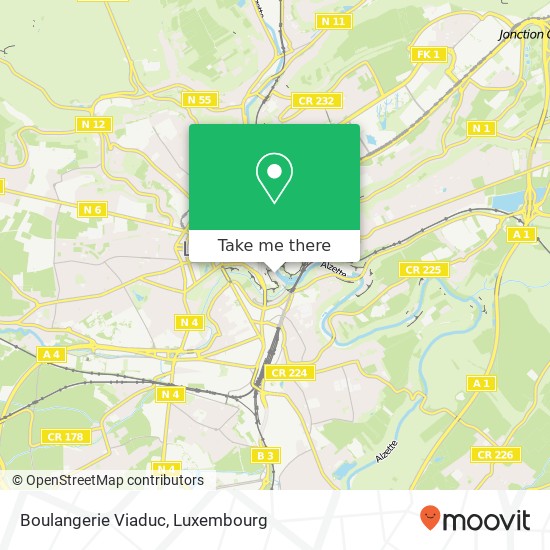 Boulangerie Viaduc map