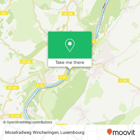 Moselradweg Wincheringen map