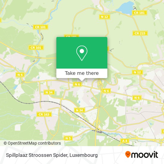 Spillplaaz Stroossen Spider map