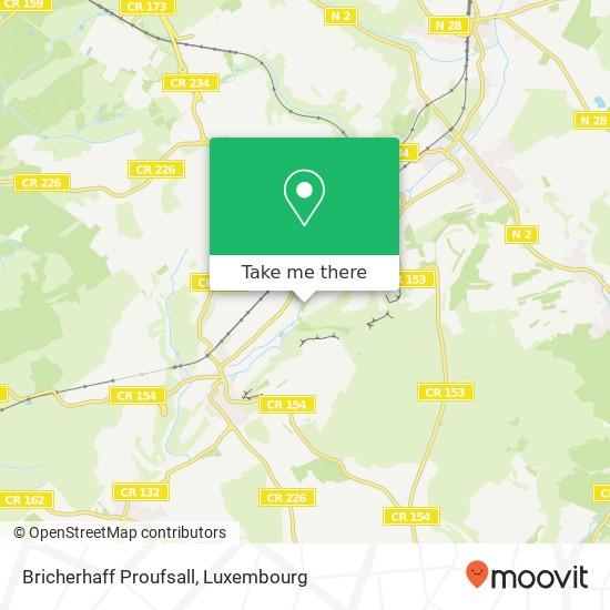 Bricherhaff Proufsall map