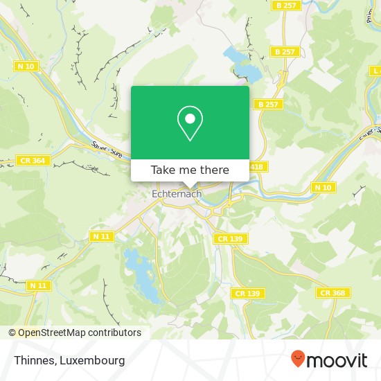 Thinnes map