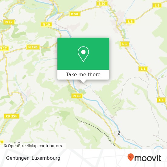 Gentingen map