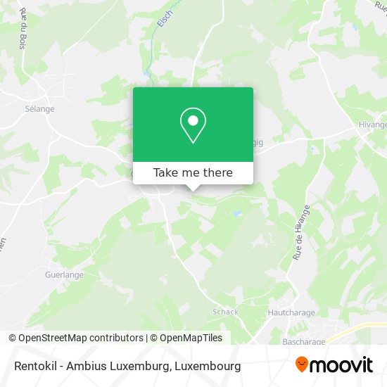 Rentokil - Ambius Luxemburg map