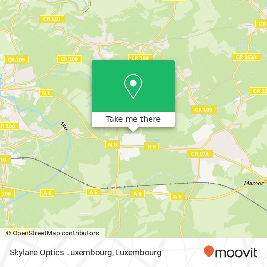 Skylane Optics Luxembourg map