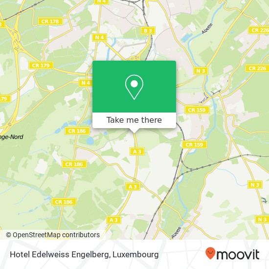 Hotel Edelweiss Engelberg map