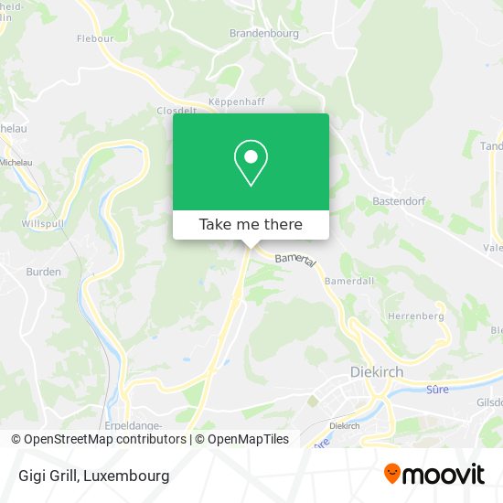 Gigi Grill map