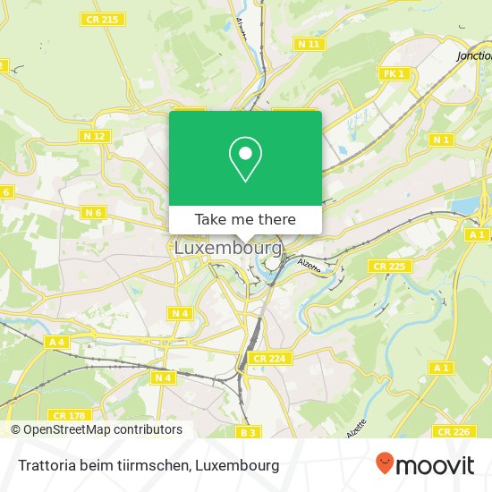 Trattoria beim tiirmschen map