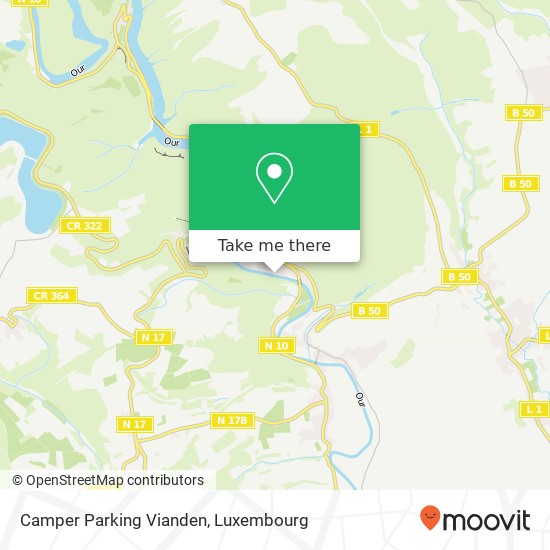 Camper Parking Vianden Karte