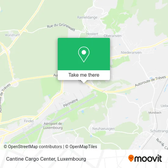 Cantine Cargo Center map