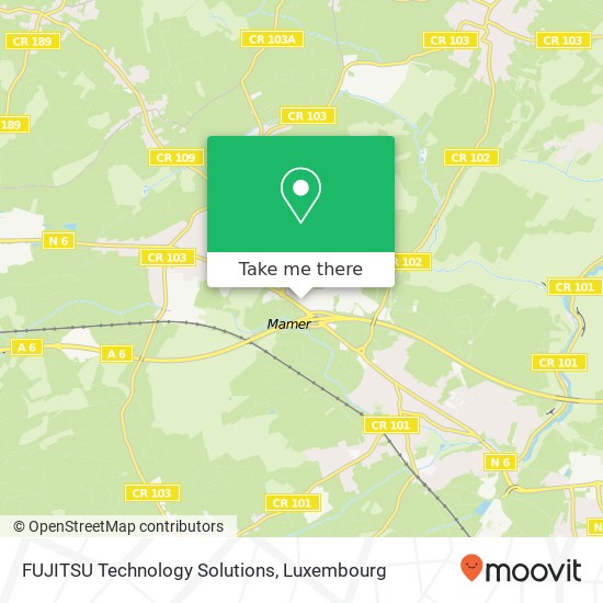 FUJITSU Technology Solutions map
