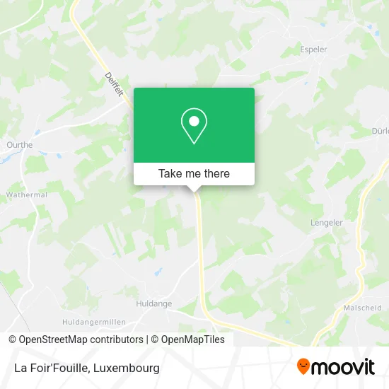 La Foir'Fouille map