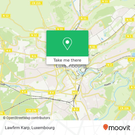 Lawfirm Karp map
