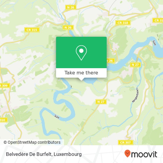 Belvedère De Burfelt map