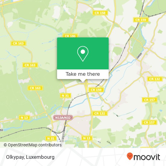 Olkypay map