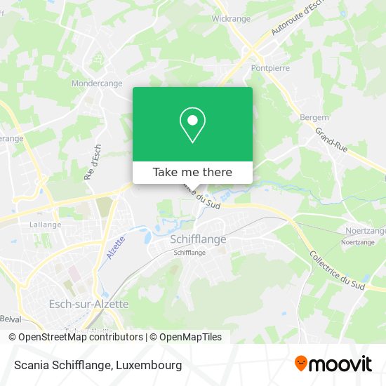 Scania Schifflange map