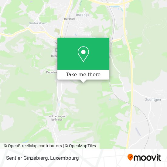 Sentier Ginzebierg map